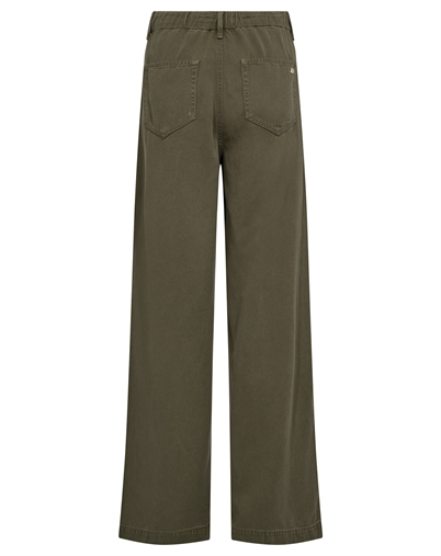 Mos Mosh - MMEmilia Elastic Bukser - Olive Night